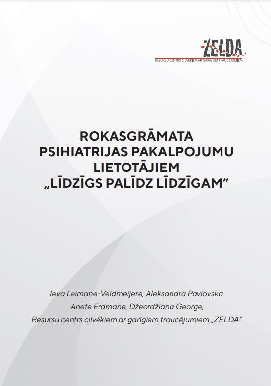 Ir publicēts rokasgrāmatas „Līdzīgs palīdz līdzīgam” 2. izdevums 